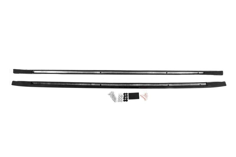 Купить Черные рейлинги 2008-2015гг. (Lexus-дизайн 2018, 2 шт) для Toyota Land Cruiser 200