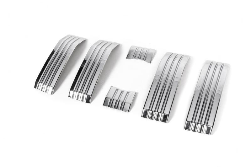 Купити Хром накладки на решітку 2017-2025 для Toyota Land Cruiser Prado 150