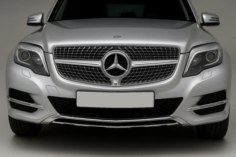 Купить Передняя решетка Diamond Silver (2013-2015) для Mercedes GLK сlass X204