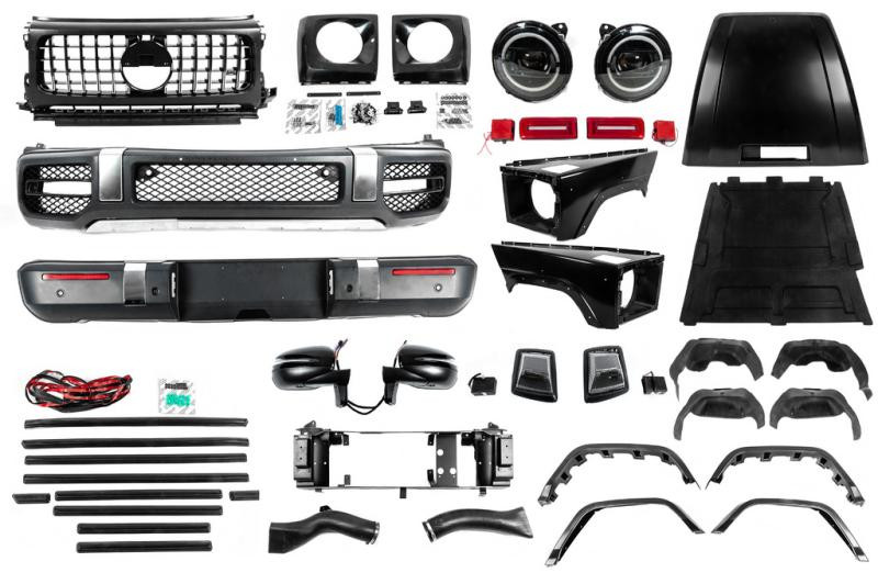 Купить Комплект рестайлинга на G63 AMG 2018 для Mercedes G сlass W463 1990-2018 гг