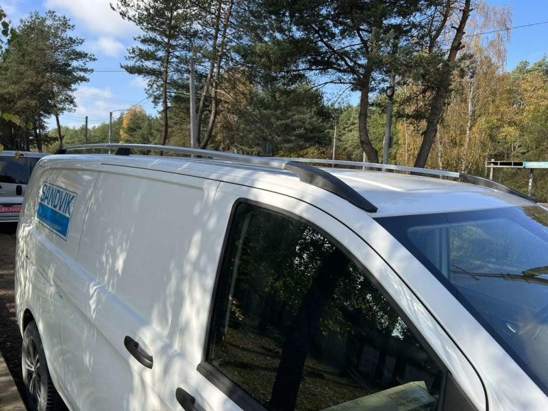 Купить Рейлинги Хром DDU (пласт. ножки) Короткая база (SHORT) для Mercedes Vito/V-class W447 2014- гг