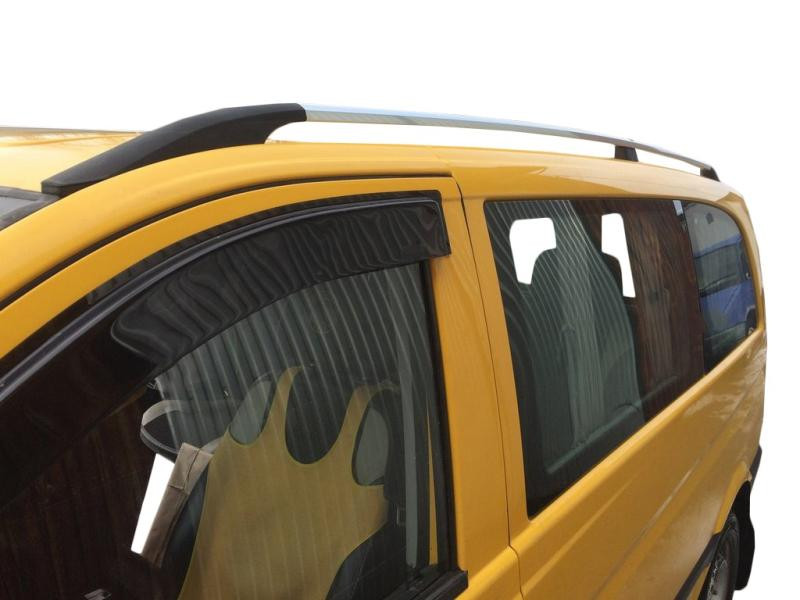 Купить Рейлинги Хром DDU (пласт. ножки) Длинная база (EXTRALONG) для Mercedes Vito/V-class W447 2014- гг