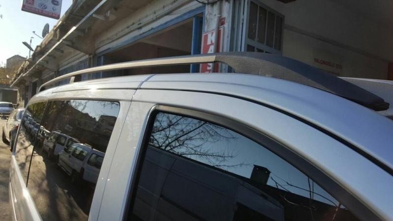 Купить Рейлинги черные DDU (пласт. ножки.) Средняя база (LONG) для Mercedes Vito/V-class W447 2014- гг