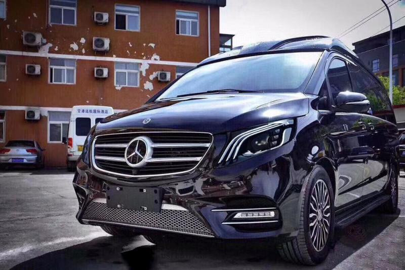 Купить Передние LED фары (Maybach-дизайн, 2 шт) для Mercedes Vito/V-class W447 2014- гг