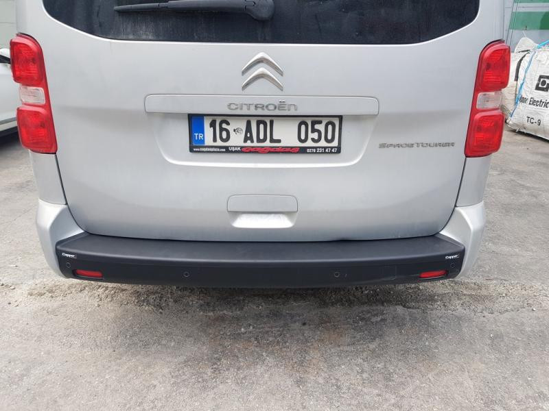 Купити Накладка на задній бампер EuroCap (на довгу базу, ABS) для Opel Zafira Life 2019- рр