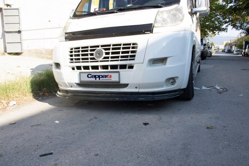 Купити Передня накладка 2006-2013 (LIP, чорна) для Fiat Ducato рр