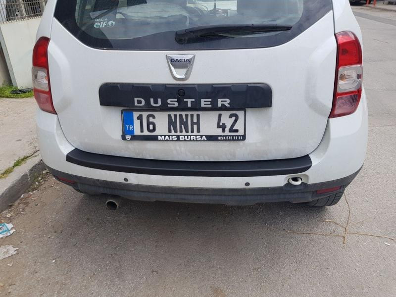 Купити Накладка на задній бампер EuroCap (ABS) для Renault Duster 2008-2017 рр