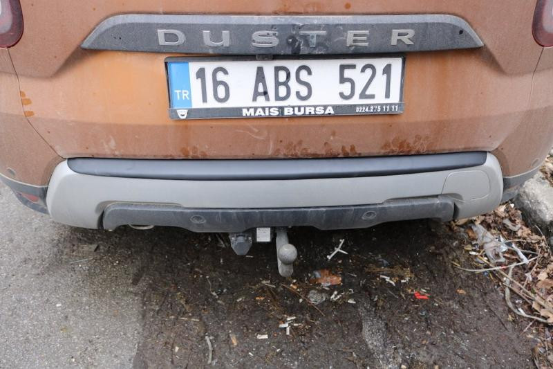 Купити Накладка на задній бампер EuroCap (ABS) для Renault Duster 2018-2024 рр