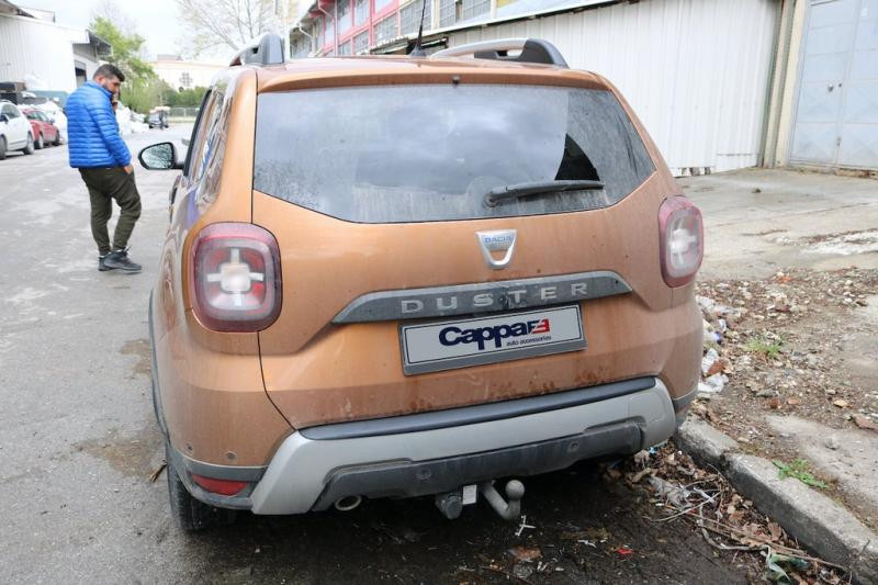 Купити Накладка на задній бампер EuroCap (ABS) для Renault Duster 2018-2024 рр