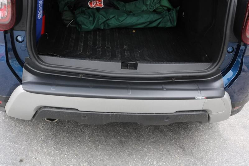 Купити Накладка на задній бампер EuroCap (ABS) для Renault Duster 2018-2024 рр