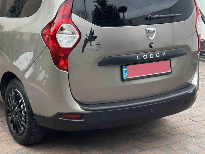 Купити Накладка на задній бампер EuroCap (ABS) для Renault Lodgy 2013-2022 рр