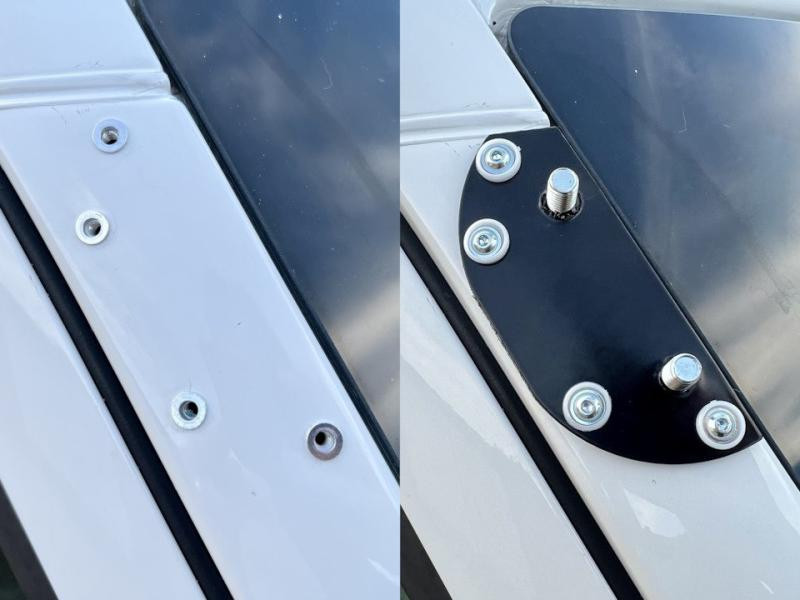 Купить Козырек на лобовое стекло на раме V2 (черный глянец, 5мм) для Volkswagen Crafter 2006-2016 гг