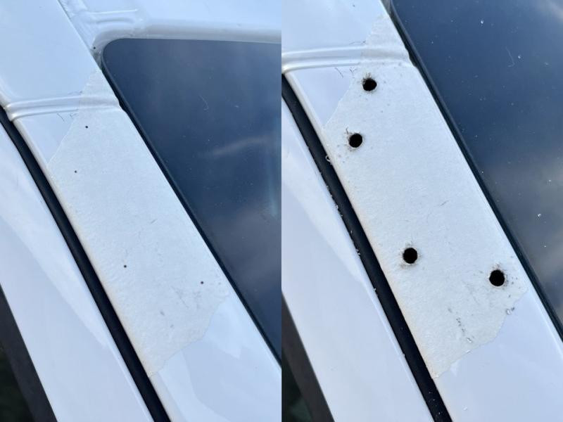 Купить Козырек на лобовое стекло на раме V2 (черный глянец, 5мм) для Volkswagen Crafter 2006-2016 гг