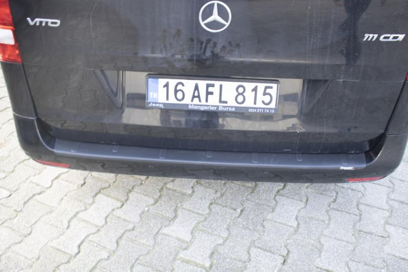 Купить Накладка на задний бампер EuroCap (ABS) для Mercedes Vito/V-class W447 2014- гг