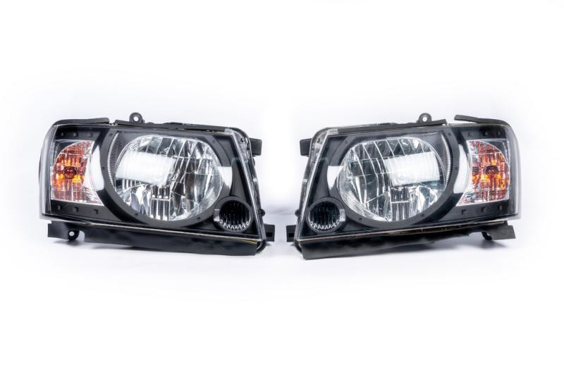 Купить Передняя оптика Safari Black (2004-2008, 2шт) для Nissan Patrol Y61