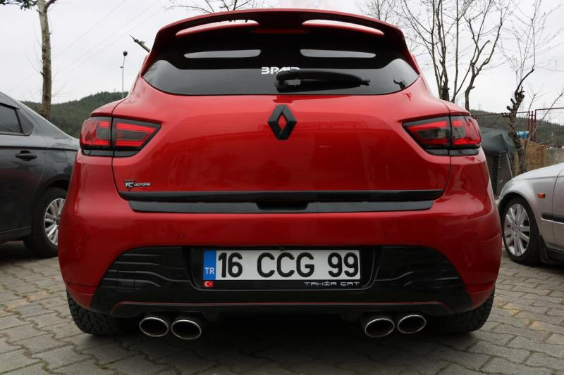 Купити Накладка на задній бампер EuroCap (ABS) для Renault Clio IV 2012-2019 рр