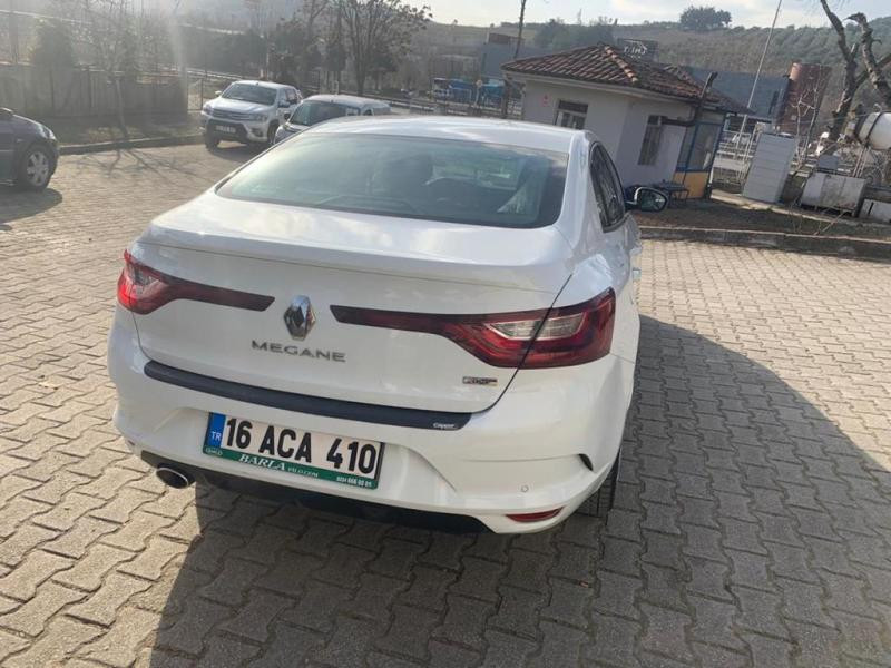 Купить Накладка на задний бампер EuroCap (Sedan, ABS) для Renault Megane IV 2016-2025 гг