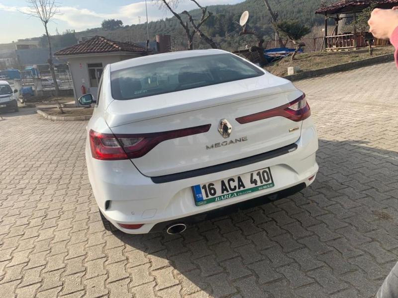 Купить Накладка на задний бампер EuroCap (Sedan, ABS) для Renault Megane IV 2016-2025 гг