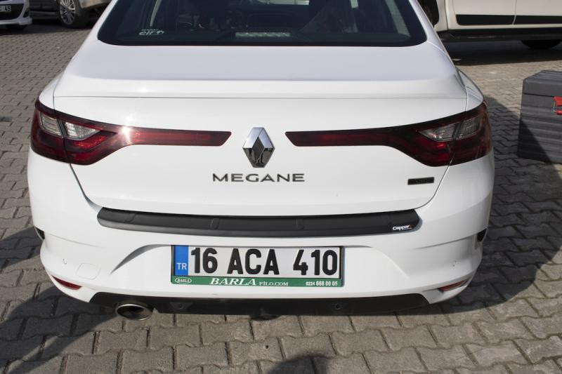 Купить Накладка на задний бампер EuroCap (Sedan, ABS) для Renault Megane IV 2016-2025 гг