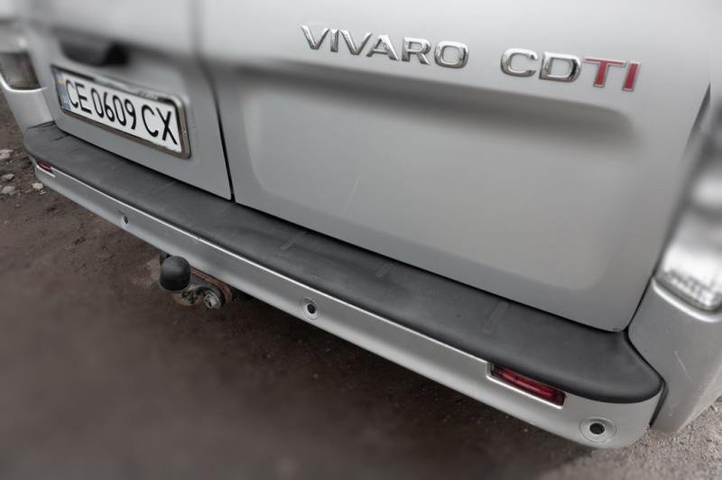 Купить Накладка на задний бампер EuroCap (ABS) для Nissan Primastar 2002-2014 гг