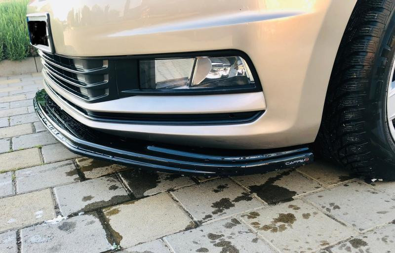 Купить Передняя лип юбка (ABS) для Volkswagen Touran 2015- рр