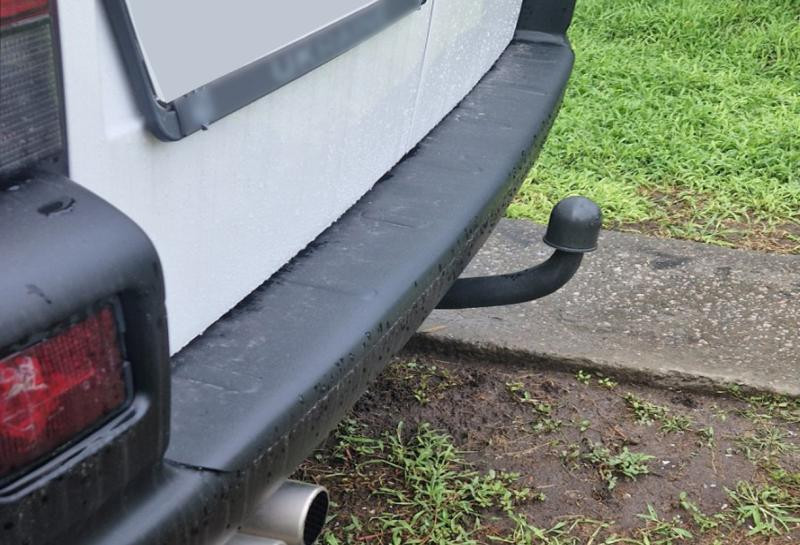 Купити Накладка на задній бампер EuroCap (ABS) для Volkswagen T4 Caravelle/Multivan