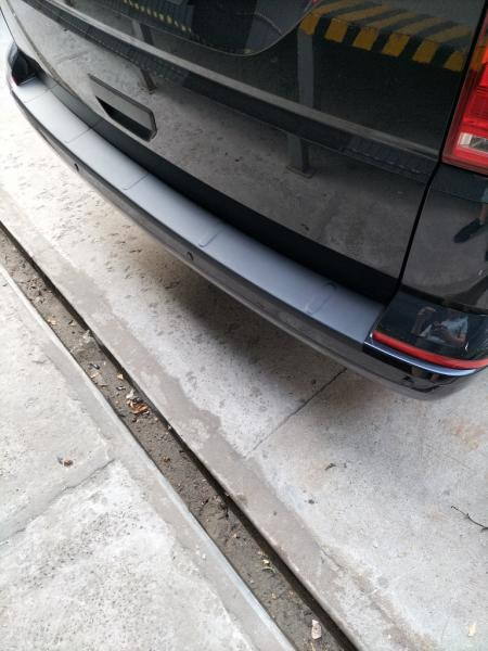 Купить Накладка на задний бампер EuroCap (1 дверь, ABS) для Volkswagen T6