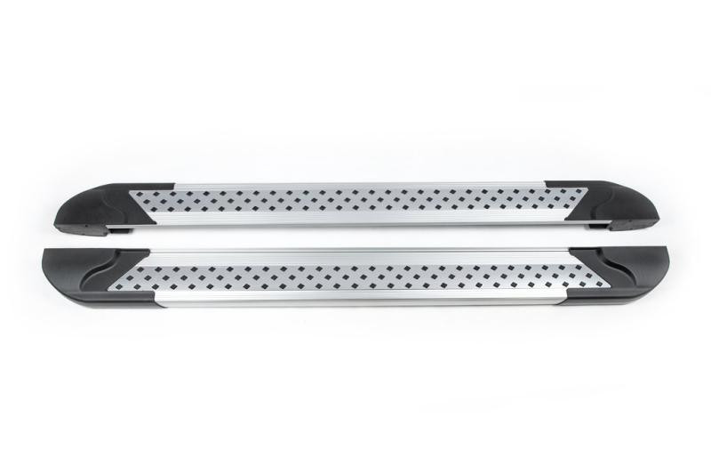 Купити Бокові пороги New Vision Grey (2 шт., алюміній) для Toyota Rav 4 2006-2013 рр