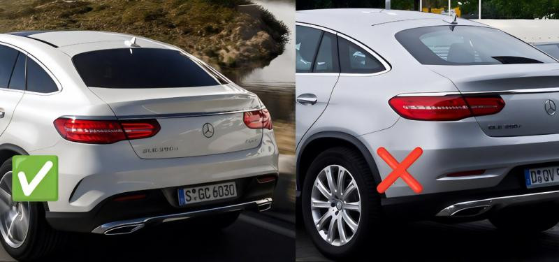 Купить Брызговики Premium c порогами (4 шт) для Mercedes GLE coupe C292 2015-2019 гг