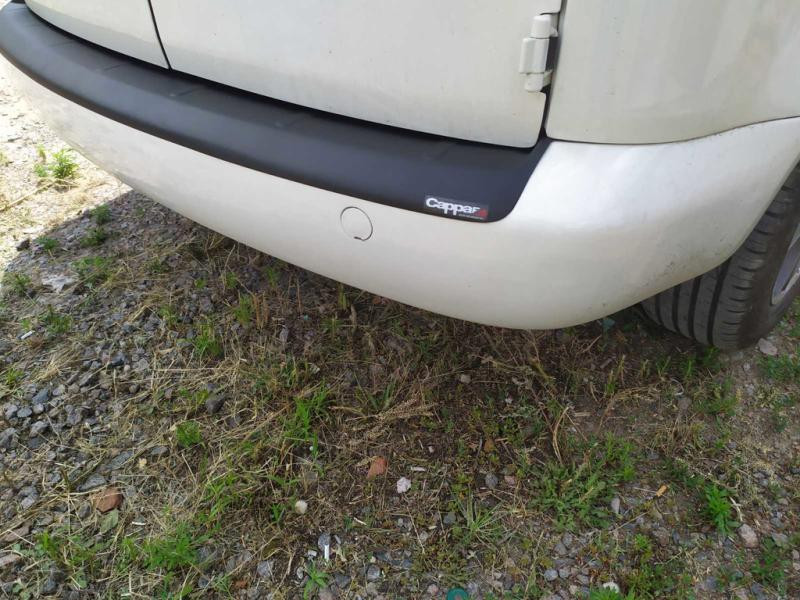 Купити Накладка на задній бампер (ABS) для Volkswagen Caddy 2010-2015 рр