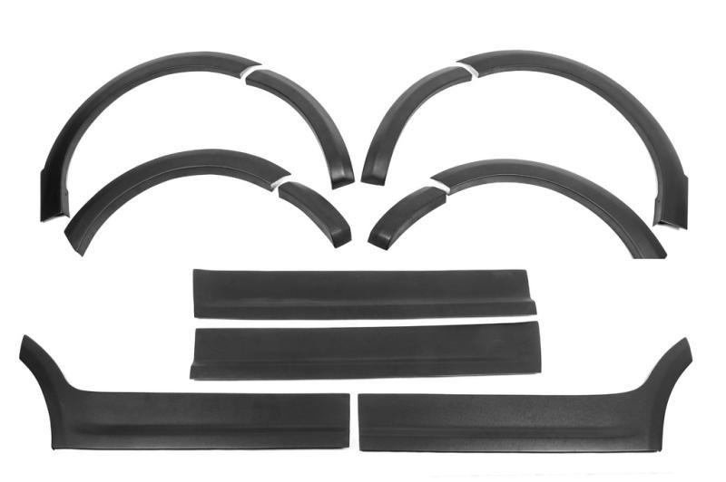 Купить Комплект молдингов и расширителей арок 2 двери, короткая база для Volkswagen Caddy 2004-2010 гг