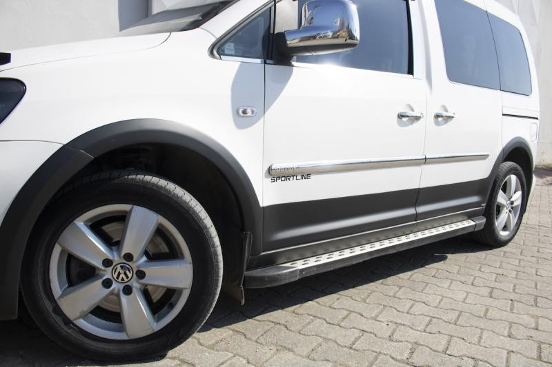 Купить Комплект молдингов и расширителей арок 2 двери, короткая база для Volkswagen Caddy 2004-2010 гг