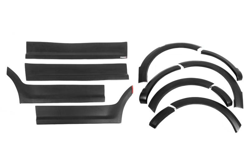 Купить Комплект молдингов и расширителей арок 2 двери, короткая база для Volkswagen Caddy 2010-2015 гг