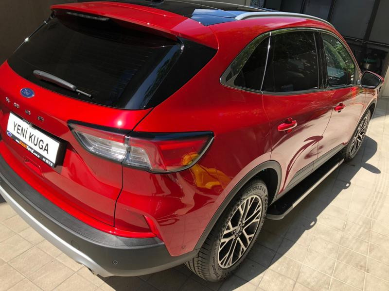 Купить Боковые пороги RedLine V1 (2 шт., алюминий) для Ford Kuga/Escape 2019- рр