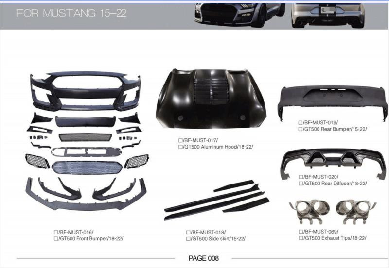 Купити Комплект обвісів для Ford Mustang 2015-2023 рр