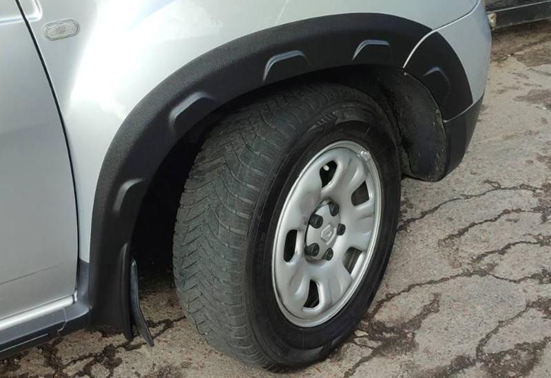 Купити Розширювачі арок з виступами (8 шт, ABS) DDU - Україна для Renault Duster 2008-2017 рр