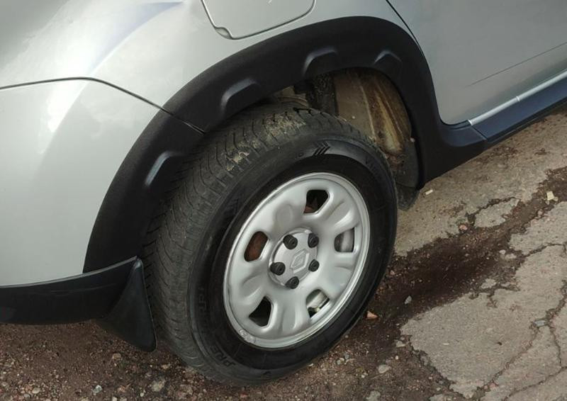 Купити Розширювачі арок з виступами (8 шт, ABS) DDU - Україна для Renault Duster 2008-2017 рр
