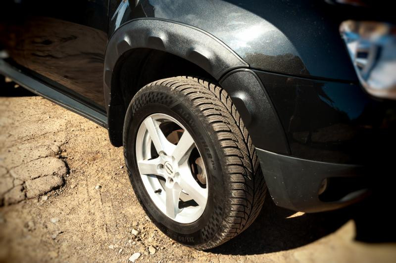 Купити Розширювачі арок з виступами (8 шт, ABS) DDU - Україна для Renault Duster 2008-2017 рр