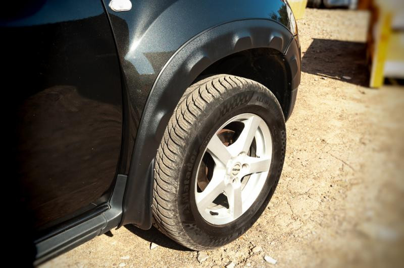 Купити Розширювачі арок з виступами (8 шт, ABS) DDU - Україна для Renault Duster 2008-2017 рр