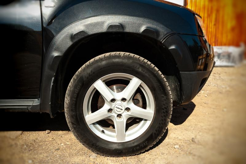 Купити Розширювачі арок з виступами (8 шт, ABS) DDU - Україна для Renault Duster 2008-2017 рр