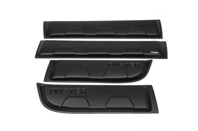 Купити Молдинги гладкі (4 шт, пластикові) EuroCap - Туреччина для Renault Duster 2008-2017 рр