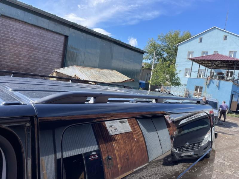 Купить Рейлинги Skyport (черные) Средняя база для Opel Zafira Life 2019- гг