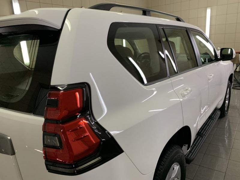 Купити Рейлінги турецька дизайн (Чорні, 2 шт) металеві ніжки для Toyota Land Cruiser Prado 150