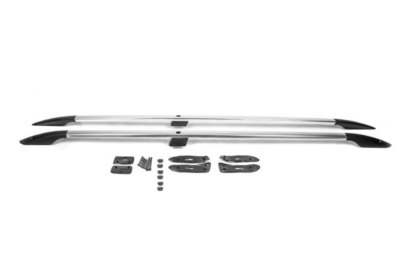 Купить Рейлинги турецкий дизайн (Хром, 2 шт) Пластиковые ножки для Toyota Land Cruiser 200