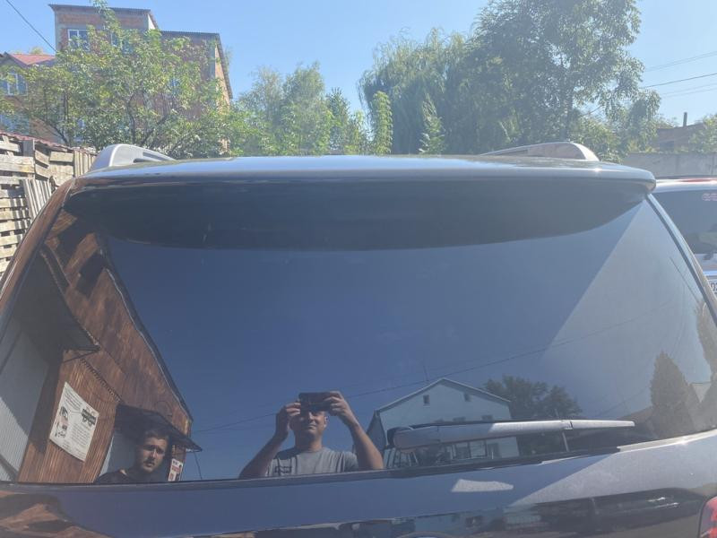 Купити Спойлер без LED (2016-2025) Чорний колір для Toyota Land Cruiser 200