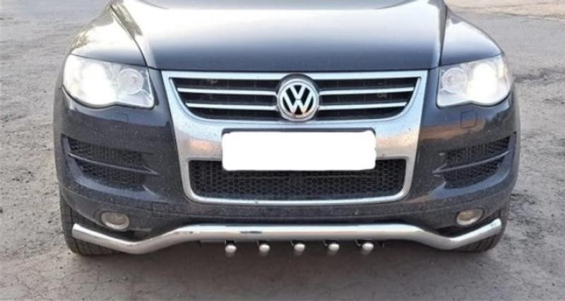 Купити кенгурятник ST028 для Volkswagen Touareg 2002-2010 рр