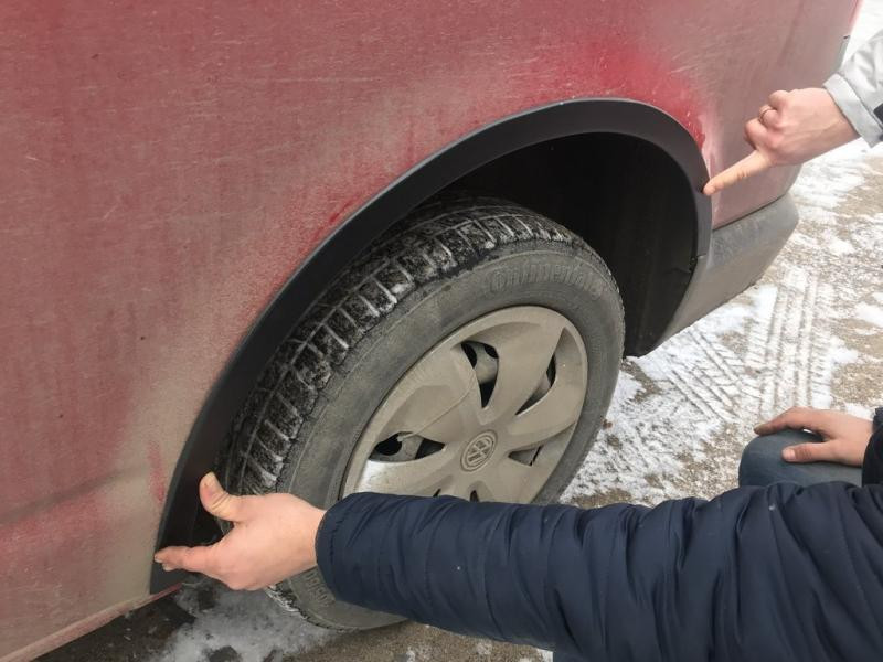 Купить Накладки на арки (6 шт, черные) Черная нержавейка для Volkswagen T5 Transporter 2003-2010 гг