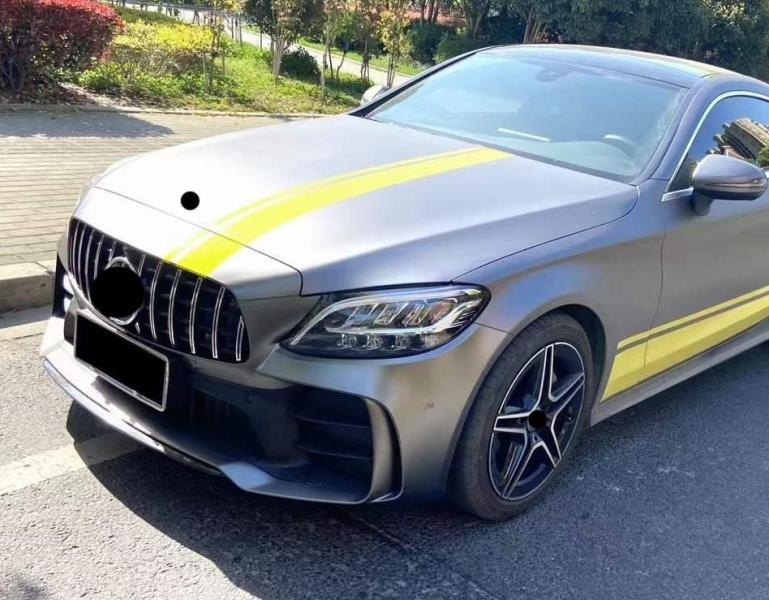 Купити Комплект обвісів з повним заднім бампером (дизайн Black Mamba C63GT) для Mercedes C-сlass W205 2014-2021рр