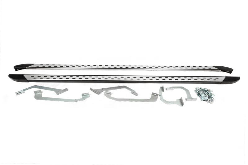 Купить Боковые пороги DOT-Line (2 шт., алюм.) длинная база для Volkswagen Crafter 2006-2016 гг