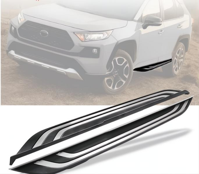 Купити Бокові пороги OEM V2B (2 шт, алюміній) для Toyota Rav 4 2019- рр